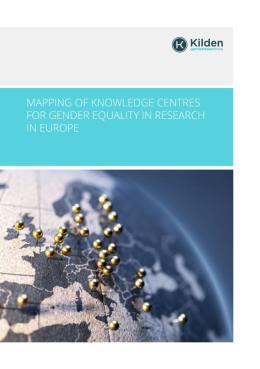 Forside av rapport med kart over Europa